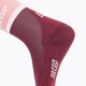 CEP női kompressziós futó zokni 4.0 Mid Cut rózsaszín/sötétvörös 4
