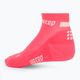 CEP női kompressziós futó zokni 4.0 Low Cut rózsaszínű 5