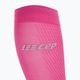 CEP Ultrakönnyű rózsaszín/sötétvörös női kompressziós futó zokni 3