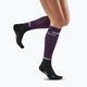 CEP Tall 4.0 női kompressziós futó zokni lila/fekete 5