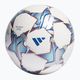 Focilabda adidas UCL League 23/24 white/silver metallic/bright cyan/royal blue méret 4 2
