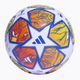 Futball labda adidas UCL Pro 23/24 white/glow blue/flash orange méret 5 2