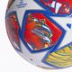 Futball labda adidas UCL Pro 23/24 white/glow blue/flash orange méret 5 4