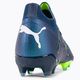 PUMA Ultimate FG/AG férfi futballcipő perzsa kék/puma fehér/pro zöld 9