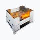 Esbit Stainless Steel Foldable Bbq - "Bbq-Box" steel grillsütő 2