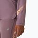 Női ASICS Icon 1/2 Zip poros mályva / vízmosás rózsaszín futó hosszú ujjú ruha 5