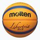 Kosárlabda Molten B33T5000 FIBA 3x3 yellow/blue méret 3 2