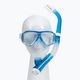TUSA búvárszett maszk + snorkel SPLENDIVE kék UC-7519 CB 2