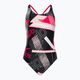 Speedo Nyomtatott nyakkendős gyerek egyrészes fürdőruha fekete 68-12389F378