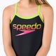 Speedo Boom Logo Thinstrap Muscleback gyermek egyrészes fürdőruha fekete 68-09533G717 4