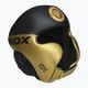 RDX L1 Mark L1 Mark Pro Cheek Boxing Helmet Training Head Guard arany színű fejvédő