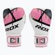 Női bokszkesztyű RDX BGR-F7 fehér és rózsaszín BGR-F7P