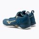 Férfi röplabda cipő Mizuno Wave Momentum Mid kék V1GA191251 3