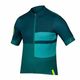 Férfi Endura FS260 Print S/S kerékpáros trikó smaragdzöld 9