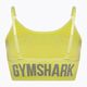 Gymshark Flex Strappy Sports glitch sárga márga fitness melltartó 7