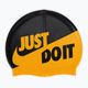 Nike JDI JDI szlogenes úszósapka fekete és sárga NESS9164-704
