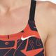 Női egyrészes fürdőruha Nike Multiple Print Fastback narancssárga NESSC050-631 8