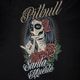 Női póló Pitbull West Coast Santa Muerte black 5
