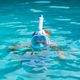 AQUASTIC kék gyermek teljes arcú snorkeling maszk SMK-01N 7