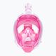 AQUASTIC rózsaszín gyermek teljes arcú snorkeling maszk SMK-01R 2