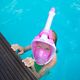 AQUASTIC rózsaszín gyermek teljes arcú snorkeling maszk SMK-01R 7