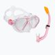 AQUASTIC rózsaszín gyerek snorkeling szett Maszk + Pipa MSK-01R