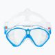 AQUASTIC kék gyerek snorkeling szett Maszk + Uszony + Pipa MSFK-01SN 11