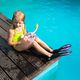 AQUASTIC rózsaszín gyerek snorkeling szett Maszk + Uszony + Pipa MSFK-01SR 24