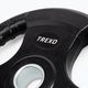 TREXO fekete gumírozott öntöttvas súlyzótárcsa 10 kg RW10 3
