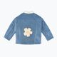 Gyermek kabát KID STORY Teddy air blue flowers 2