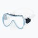 AQUA-SPEED Enzo + Evo snorkeling szett maszk + snorkel + táska világoskék 2