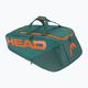 HEAD Pro Racquet XL tenisztáska 97 l sötét cián/fluo narancs