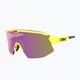 Bliz Breeze S3+S1 matt neon sárga/barna lila multi/rózsaszín kerékpáros védőszemüveg 4