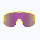 Bliz Breeze S3+S1 matt neon sárga/barna lila multi/rózsaszín kerékpáros védőszemüveg 5