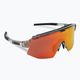 Bliz Breeze S3+S2 átlátszó sötétszürke/barna piros multi/narancssárga kerékpáros szemüveg 2