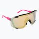 Kerékpáros szemüveg POC Devour fluo pink/uranium black translucent/clarity road gold 2