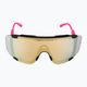 Kerékpáros szemüveg POC Devour fluo pink/uranium black translucent/clarity road gold 4