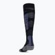 X-Socks Carve Silver 4.0 fekete-szürke sí zokni XSSS47W19U 2
