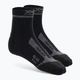 Férfi X-Socks Marathon Energy 4.0 futó zokni opálfekete/dolomitszürke