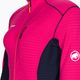 MAMMUT női fleece pulóver Taiss Light ML rózsaszín és tengerészkék színben 3