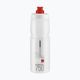 Kulacs Elite Jet 750 ml clear/red logo