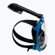 Cressi Baron teljes arcú maszk snorkelinghez fekete/kék XDT025020 3
