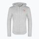 Férfi pulóver Diadora Hoodie FZ Essential Sport grigio medio chiaro melange