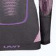 Női termikus pulóver UYN Evolutyon UW Shirt Turtle Neck anthracite melange/raspberry/purple 5