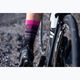 Alé Scanner kerékpáros zokni fekete/rózsaszín L21181543 8