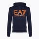 Férfi pulóver EA7 Emporio Armani Train Logo Series Oversize Logo Hoodie Coft navy blue