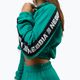Női NEBBIA Crop kapucnis pulóver Iconic zöld 5