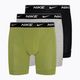 Férfi boxeralsó Nike Everyday Cotton Stretch Boxer Brief 3 pár pear/heather grey/black