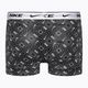 Nike Everyday Cotton Stretch Trunk 3 db férfi boxeralsó black/blue/grey 5