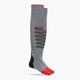 Lenz Heat Sock 5.1 Toe Cap Slim Fit szürke/piros sízokni szürke/piros színben